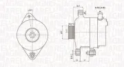 Generator 12 V MAGNETI MARELLI 063731949010