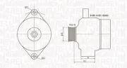 Generator 12 V MAGNETI MARELLI 063731952010