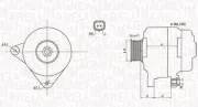 Generator 12 V MAGNETI MARELLI 063731959010