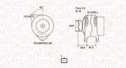 Generator 12 V MAGNETI MARELLI 063731963010