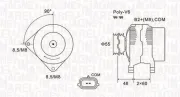 Generator 14 V MAGNETI MARELLI 063731974010