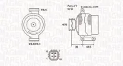 Generator 12 V MAGNETI MARELLI 063731980010