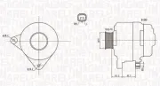 Generator 12 V MAGNETI MARELLI 063732008010