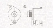 Generator 12 V MAGNETI MARELLI 063732017010