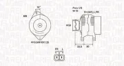 Generator 12 V MAGNETI MARELLI 063732020010