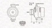 Generator 14 V MAGNETI MARELLI 063732034010