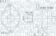Generator 14 V MAGNETI MARELLI 063732049010