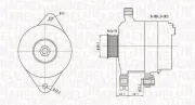 Generator 12 V MAGNETI MARELLI 063732062010