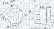 Generator 14 V MAGNETI MARELLI 063732096010