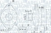 Generator 14 V MAGNETI MARELLI 063732127010