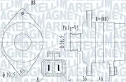 Generator 14 V MAGNETI MARELLI 063732128010