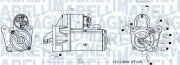 Starter 12 V 1,9 kW MAGNETI MARELLI 063721193010