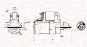Starter 12 V 1,4 kW MAGNETI MARELLI 063721246010