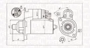 Starter 12 V 2 kW MAGNETI MARELLI 063721323010