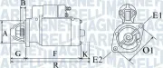 Starter 12 V 1,1 kW MAGNETI MARELLI 063720162010