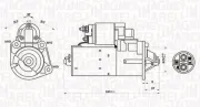 Starter 12 V 1,4 kW MAGNETI MARELLI 063720680010