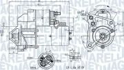 Starter 12 V 1 kW MAGNETI MARELLI 063720681010