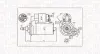 Starter 12 V 1,7 kW MAGNETI MARELLI 063720713010