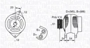 Generator 12 V MAGNETI MARELLI 063321833010