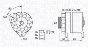 Generator 12 V MAGNETI MARELLI 054022384010