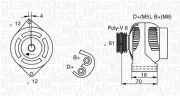 Generator 12 V MAGNETI MARELLI 063377032010
