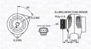 Generator 12 V MAGNETI MARELLI 063377409010