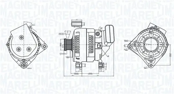 Generator 12 V MAGNETI MARELLI 063377578010 Bild Generator 12 V MAGNETI MARELLI 063377578010