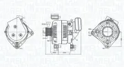 Generator 12 V MAGNETI MARELLI 063377578010