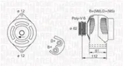 Generator 12 V MAGNETI MARELLI 063731884010