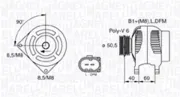 Generator 14 V MAGNETI MARELLI 063731542010