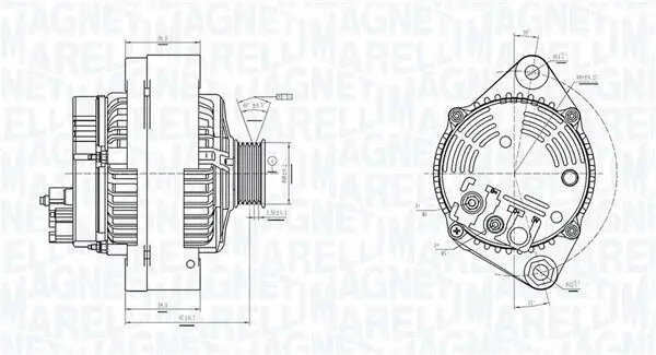 Generator 12 V MAGNETI MARELLI 063731318010