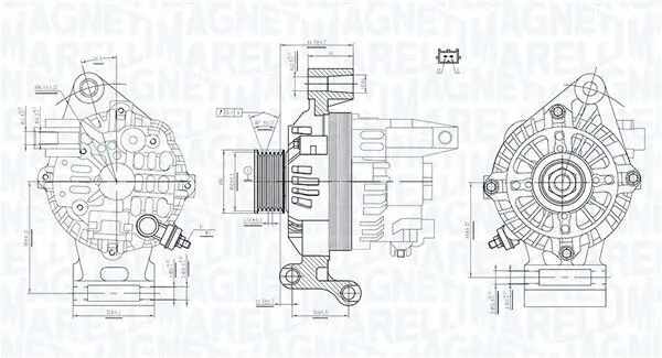 Generator 12 V MAGNETI MARELLI 063731474010