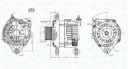 Generator 14 V MAGNETI MARELLI 063731946010