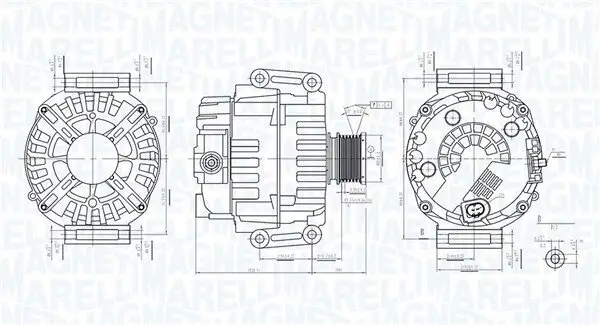 Generator 12 V MAGNETI MARELLI 063732072010