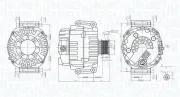 Generator 12 V MAGNETI MARELLI 063732072010