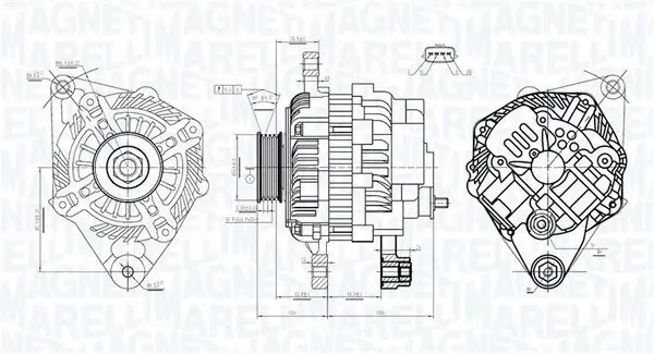 Generator 12 V MAGNETI MARELLI 063733526010