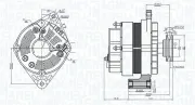 Generator 14 V MAGNETI MARELLI 063730375010