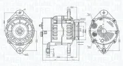 Generator 14 V MAGNETI MARELLI 063734085010