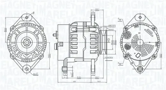 Generator 14 V MAGNETI MARELLI 063734085010 Bild Generator 14 V MAGNETI MARELLI 063734085010