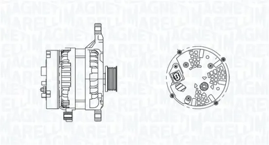 Generator 14 V MAGNETI MARELLI 063735759010 Bild Generator 14 V MAGNETI MARELLI 063735759010