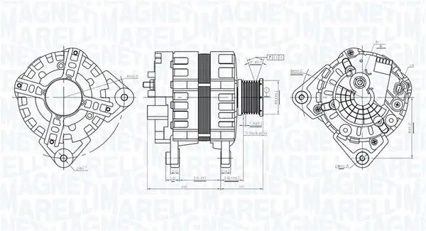 Generator 12 V MAGNETI MARELLI 063736095010