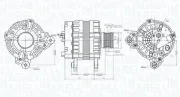 Generator 14 V MAGNETI MARELLI 063736193010