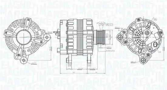 Generator 14 V MAGNETI MARELLI 063736193010 Bild Generator 14 V MAGNETI MARELLI 063736193010