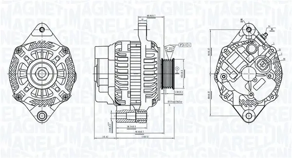 Generator 12 V MAGNETI MARELLI 063736439010