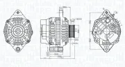 Generator 12 V MAGNETI MARELLI 063736439010