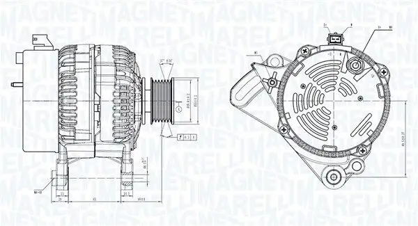 Generator 12 V MAGNETI MARELLI 063730733010