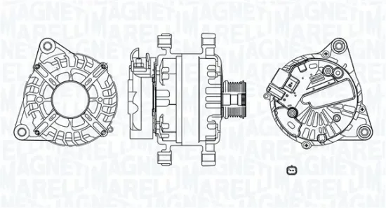 Generator 12 V MAGNETI MARELLI 063730846010 Bild Generator 12 V MAGNETI MARELLI 063730846010