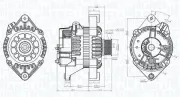 Generator 12 V MAGNETI MARELLI 063730861010