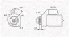 Starter 12 V 1,3 kW MAGNETI MARELLI 063720371010 Bild Starter 12 V 1,3 kW MAGNETI MARELLI 063720371010