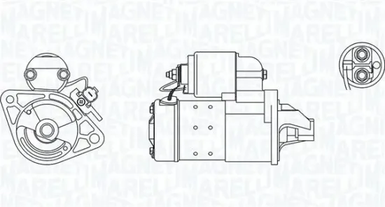 Starter 12 V 1,2 kW MAGNETI MARELLI 063721100010 Bild Starter 12 V 1,2 kW MAGNETI MARELLI 063721100010